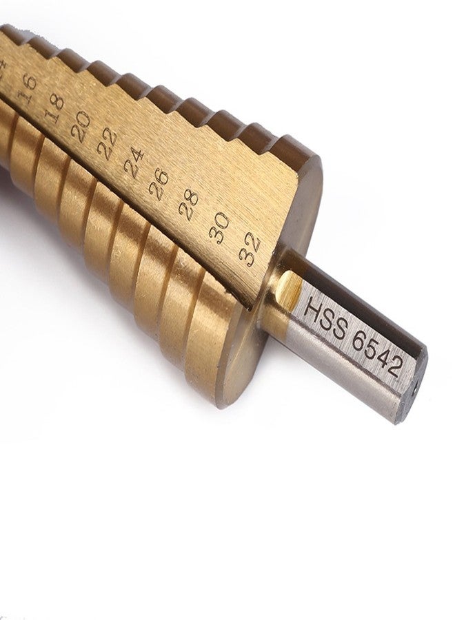 Digital Craft HSS Step Drill Bit 4mm-32mm - High Speed Steel Cone Drill Bit for Metal, Wood, Plastic & Tile Drilling - Image 2